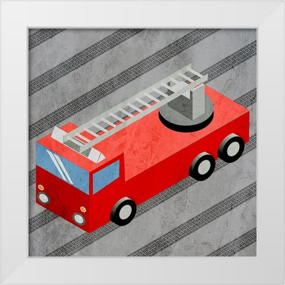 Prime, Marcus 15x15 White Modern Wood Framed Museum Art Print Titled - Moving Traffic 2