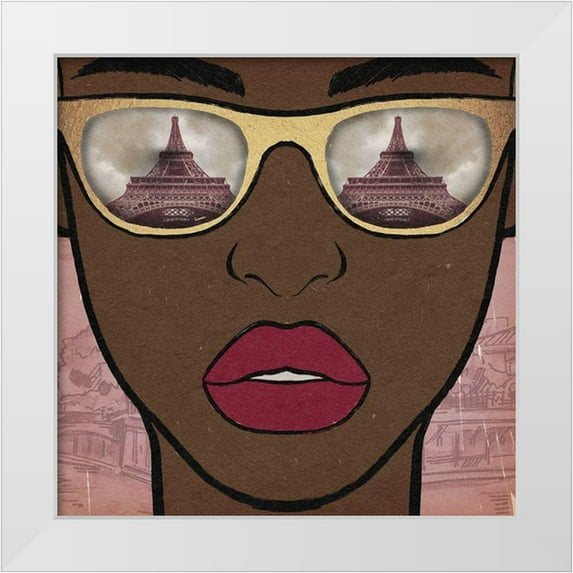 Prime, Marcus 15x15 White Modern Wood Framed Museum Art Print Titled - Paris Searching
