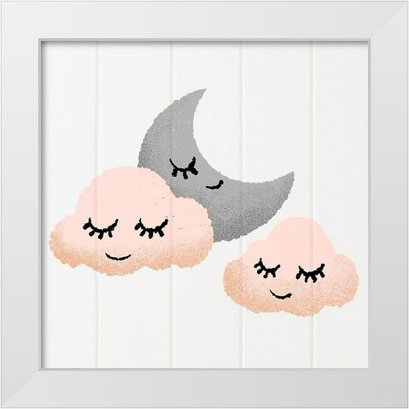 Prime, Marcus 15x15 White Modern Wood Framed Museum Art Print Titled - Sleepy Friends 1