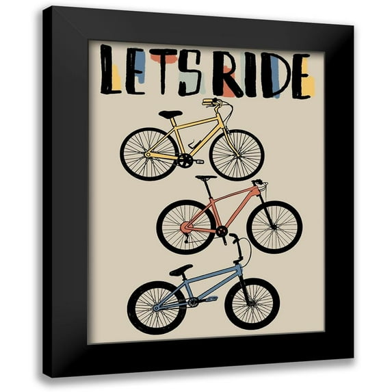 Prime, Marcus 15x18 Black Modern Framed Museum Art Print Titled - Lets Ride 3