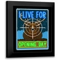 thumbnail image 1 of Prime, Marcus 15x18 Black Modern Framed Museum Art Print Titled - Opening Day 3, 1 of 5