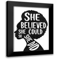 thumbnail image 1 of Prime, Marcus 15x18 Black Modern Framed Museum Art Print Titled - She Believed, 1 of 5