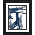 thumbnail image 1 of Prime, Marcus 15x18 Black Ornate Wood Framed with Double Matting Museum Art Print Titled - Navy Striking Seams 1, 1 of 4