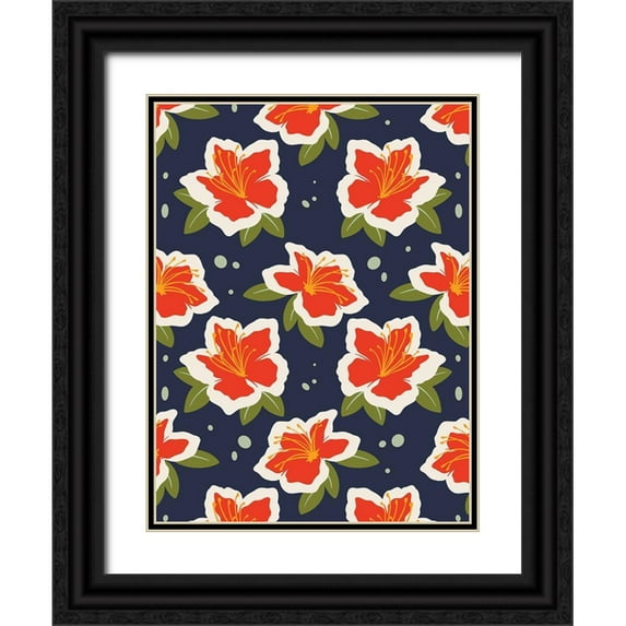 Prime, Marcus 15x18 Black Ornate Wood Framed with Double Matting Museum Art Print Titled - Urban Beauty 1