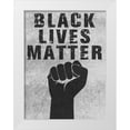 thumbnail image 1 of Prime, Marcus 15x18 White Modern Wood Framed Museum Art Print Titled - Black Lives Matter, 1 of 4