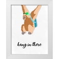 thumbnail image 1 of Prime, Marcus 15x18 White Modern Wood Framed Museum Art Print Titled - Hang In There, 1 of 4