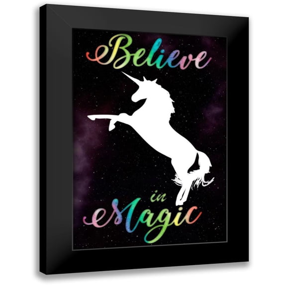 Prime, Marcus 17x24 Black Modern Framed Museum Art Print Titled - Magical Belief