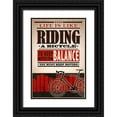 thumbnail image 1 of Prime, Marcus 17x24 Black Ornate Wood Framed with Double Matting Museum Art Print Titled - Balanced Riding 2, 1 of 4