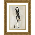 thumbnail image 1 of Prime, Marcus 17x24 Gold Ornate Wood Framed with Double Matting Museum Art Print Titled - Expressed Fashion 2, 1 of 4