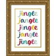 thumbnail image 1 of Prime, Marcus 17x24 Gold Ornate Wood Framed with Double Matting Museum Art Print Titled - Jingle Jangle, 1 of 4