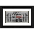 thumbnail image 1 of Prime, Marcus 18x11 Black Ornate Wood Framed with Double Matting Museum Art Print Titled - Hearts Home 1, 1 of 4