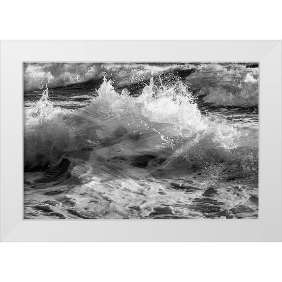 Prime, Marcus 18x13 White Modern Wood Framed Museum Art Print Titled - Calming Storm 1