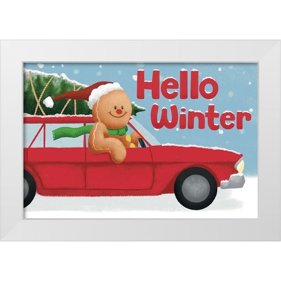 Prime, Marcus 18x13 White Modern Wood Framed Museum Art Print Titled - Winter Cookie