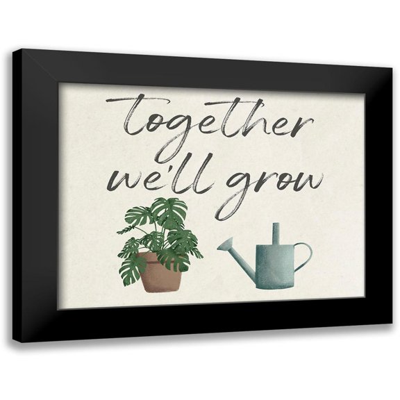 Prime, Marcus 18x15 Black Modern Framed Museum Art Print Titled - Growing Together