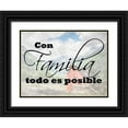 thumbnail image 1 of Prime, Marcus 18x15 Black Ornate Wood Framed with Double Matting Museum Art Print Titled - Familia Posible, 1 of 4