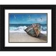 thumbnail image 1 of Prime, Marcus 18x15 Black Ornate Wood Framed with Double Matting Museum Art Print Titled - Shipwrecked, 1 of 4