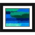 thumbnail image 1 of Prime, Marcus 18x15 Black Ornate Wood Framed with Double Matting Museum Art Print Titled - Vibrant Smears, 1 of 4
