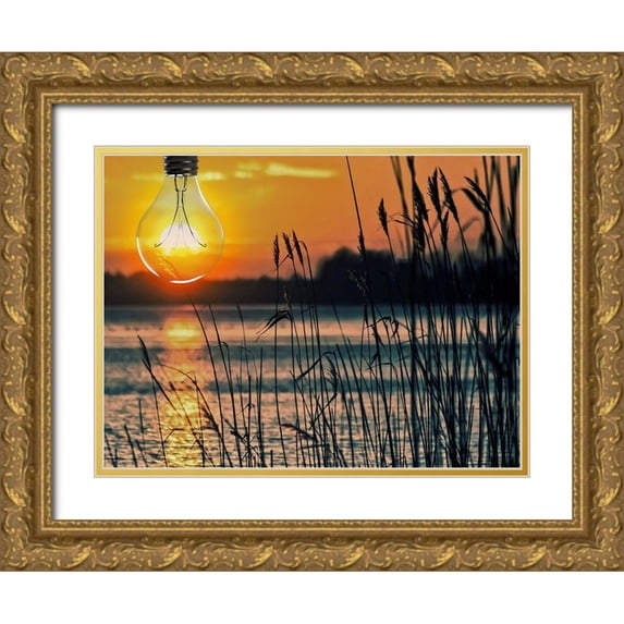 Prime, Marcus 18x15 Gold Ornate Wood Framed with Double Matting Museum Art Print Titled - Morning Light 1