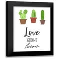 thumbnail image 1 of Prime, Marcus 19x24 Black Modern Framed Museum Art Print Titled - Love Grows Here, 1 of 5