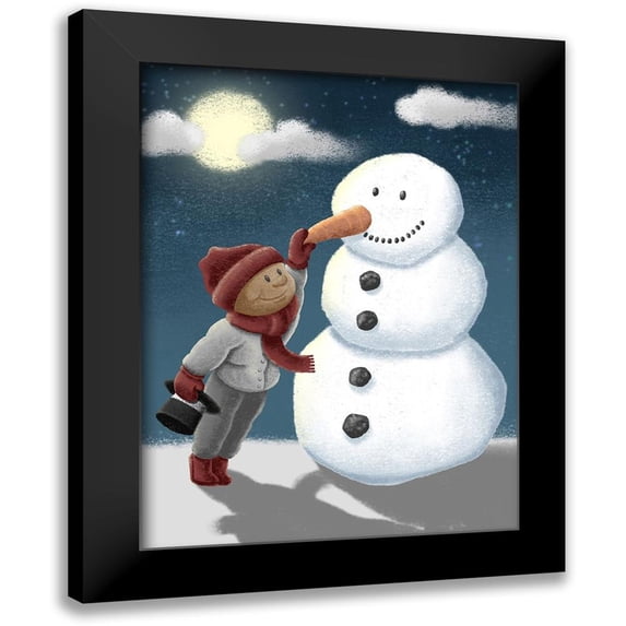 Prime, Marcus 19x24 Black Modern Framed Museum Art Print Titled - Magical Friend 1