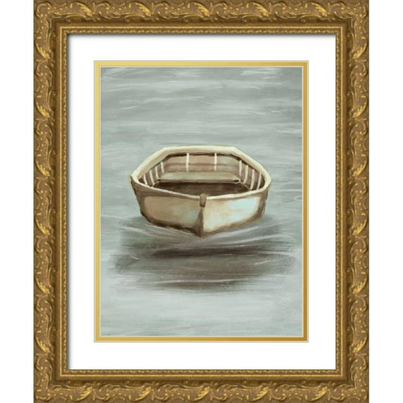 Prime, Marcus 19x24 Gold Ornate Wood Framed with Double Matting Museum Art Print Titled - Floating Hope 1
