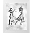 thumbnail image 1 of Prime, Marcus 19x24 White Modern Wood Framed Museum Art Print Titled - Dancing Friends 3, 1 of 4