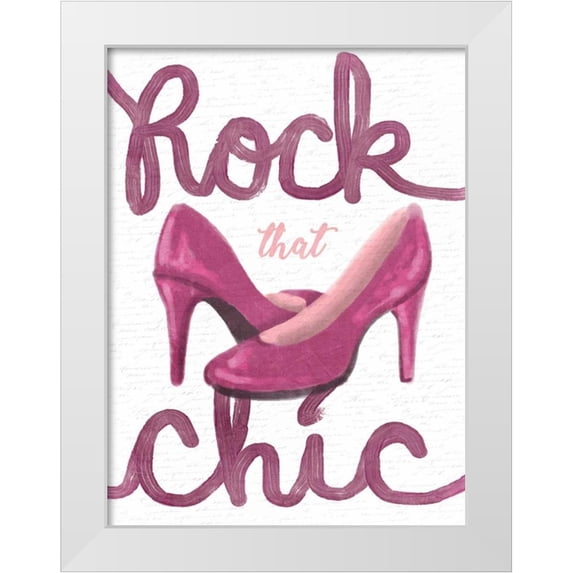 Prime, Marcus 19x24 White Modern Wood Framed Museum Art Print Titled - Rock That Chic