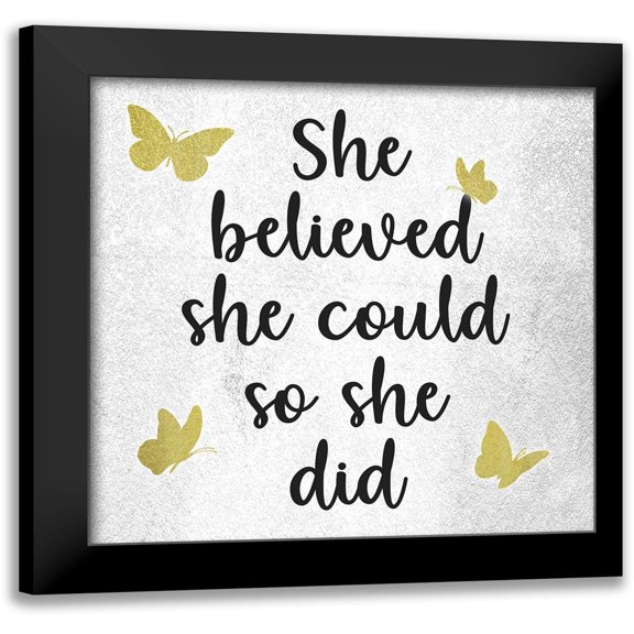 Prime, Marcus 20x20 Black Modern Framed Museum Art Print Titled - Breathtaking Belief 1