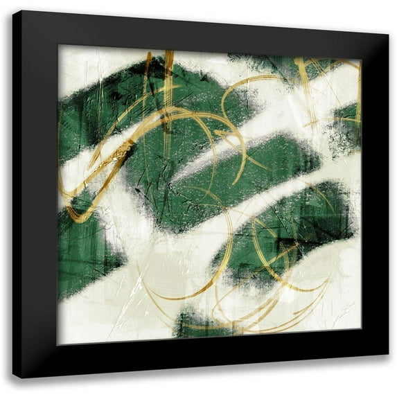 Prime, Marcus 20x20 Black Modern Framed Museum Art Print Titled - Emerald Mustard Prophecy 2