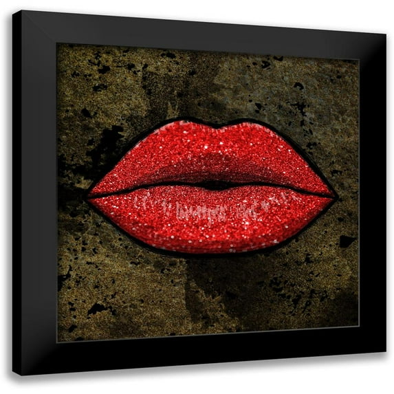 Prime, Marcus 20x20 Black Modern Framed Museum Art Print Titled - Glitter Kiss