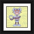 thumbnail image 1 of Prime, Marcus 20x20 Black Ornate Wood Framed with Double Matting Museum Art Print Titled - Loving Bot 2, 1 of 4