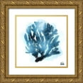 thumbnail image 1 of Prime, Marcus 20x20 Gold Ornate Wood Framed with Double Matting Museum Art Print Titled - Azure Coral 2, 1 of 4