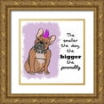 thumbnail image 1 of Prime, Marcus 20x20 Gold Ornate Wood Framed with Double Matting Museum Art Print Titled - Big Personality, 1 of 4