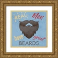 thumbnail image 1 of Prime, Marcus 20x20 Gold Ornate Wood Framed with Double Matting Museum Art Print Titled - Real Beards 2, 1 of 4