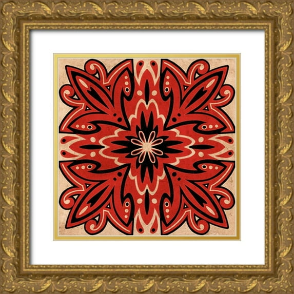 Prime, Marcus 20x20 Gold Ornate Wood Framed with Double Matting Museum Art Print Titled - Vintage Delight 2