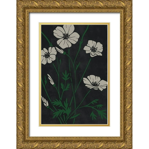 Prime, Marcus 23x32 Gold Ornate Wood Framed with Double Matting Museum Art Print Titled - Growing Beauty
