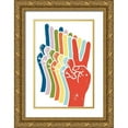 thumbnail image 1 of Prime, Marcus 23x32 Gold Ornate Wood Framed with Double Matting Museum Art Print Titled - Infinite Peace 1, 1 of 4