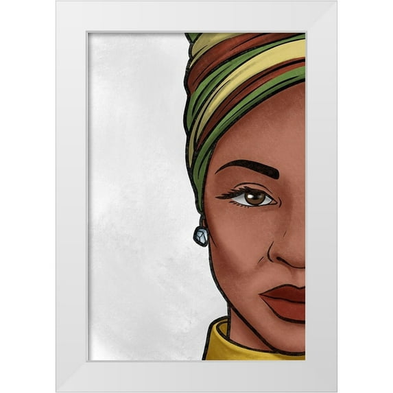 Prime, Marcus 23x32 White Modern Wood Framed Museum Art Print Titled - Power And Strength 1