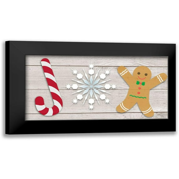 Prime, Marcus 24x14 Black Modern Framed Museum Art Print Titled - Winter Joy