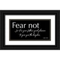 thumbnail image 1 of Prime, Marcus 24x14 Black Ornate Wood Framed with Double Matting Museum Art Print Titled - Fear Not, 1 of 4