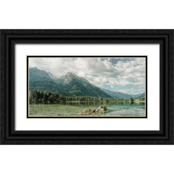 Prime, Marcus 24x14 Black Ornate Wood Framed with Double Matting Museum Art Print Titled - Wilderness Wonders 1