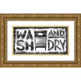 thumbnail image 1 of Prime, Marcus 24x14 Gold Ornate Wood Framed with Double Matting Museum Art Print Titled - Wash And Dry 1, 1 of 4