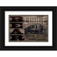 thumbnail image 1 of Prime, Marcus 24x17 Black Ornate Wood Framed with Double Matting Museum Art Print Titled - Piercing Bear Lodge 1, 1 of 4