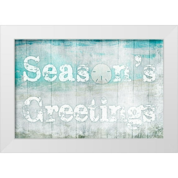 Prime, Marcus 24x17 White Modern Wood Framed Museum Art Print Titled - Seasons Greetings