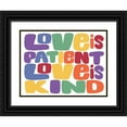 thumbnail image 1 of Prime, Marcus 24x19 Black Ornate Wood Framed with Double Matting Museum Art Print Titled - Love Is Patient, 1 of 4