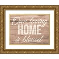 thumbnail image 1 of Prime, Marcus 24x19 Gold Ornate Wood Framed with Double Matting Museum Art Print Titled - Blessed Home 2, 1 of 4