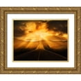 thumbnail image 1 of Prime, Marcus 24x19 Gold Ornate Wood Framed with Double Matting Museum Art Print Titled - Road Less Traveled, 1 of 4