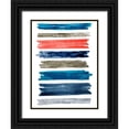 thumbnail image 1 of Prime, Marcus 25x32 Black Ornate Wood Framed with Double Matting Museum Art Print Titled - Aegean Rolling Streaks, 1 of 4