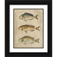 thumbnail image 1 of Prime, Marcus 25x32 Black Ornate Wood Framed with Double Matting Museum Art Print Titled - Fish Friends 2, 1 of 4