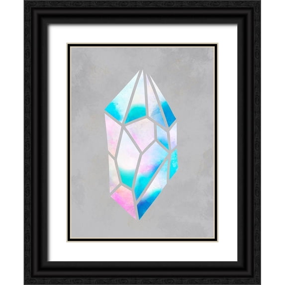 Prime, Marcus 25x32 Black Ornate Wood Framed with Double Matting Museum Art Print Titled - Shattered Dreams